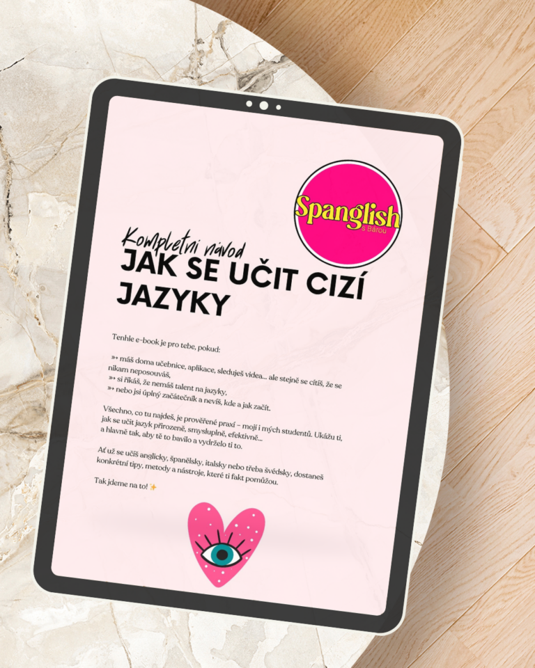Kompletní návod jak se učit cizí jazyky - ebook se stránkou knihy